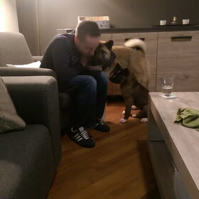Hondenfoto van Jackie en Kiba:)