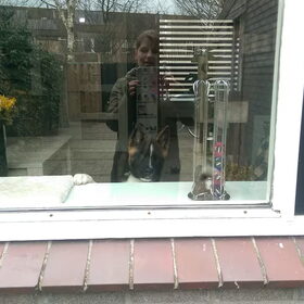 Hondenfoto van Jackie en Kiba:)