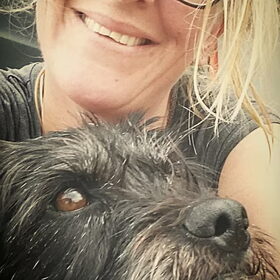 Hondenfoto van Ciska en Spanjaardje Moh (Bambi r.i.p.)
