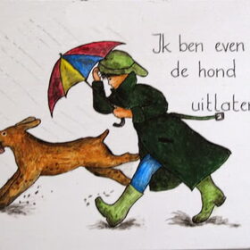 Hondenfoto van Willemijn - baasje van Vika .           Bams  en Ogin   ¥ .