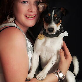 Gedeelde fotoshoot.. ze kroop zo op schoot :)