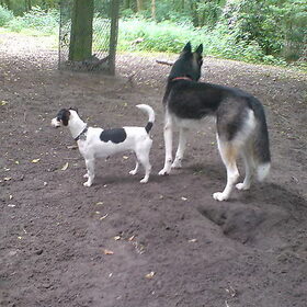 met vriendin Sascha..