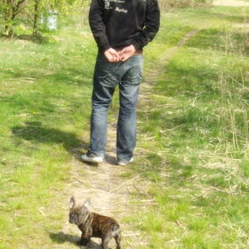 lekker wandelen met pappa