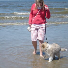 23 mei 2010 Coopers eerste keer in zee