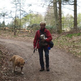 Hier samen met Igor en loesje in Denemarken 25-04-2010