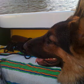 1ste x op de boot