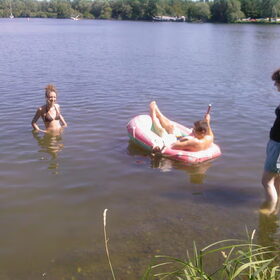 ik, fief in de boot bij paul en guusje