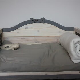 Jay zijn nieuwe bed