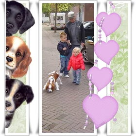 Hondenfoto van leony met Binky