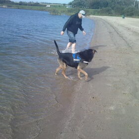 Hondenfoto van Claudia & Tank